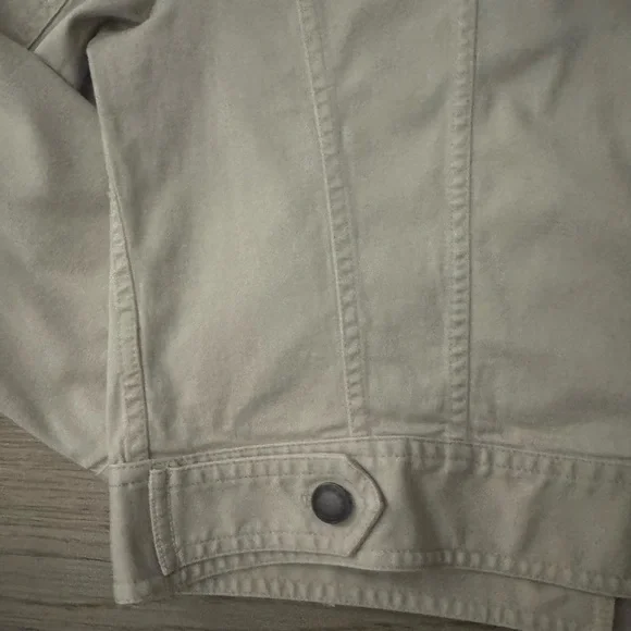 Jones Wear Jean Jacket with Floral Accents - Picture 9 of 12